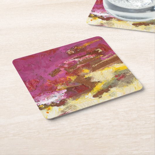 Ik loop er doorheen kartonnen onderzetters (Schuin)