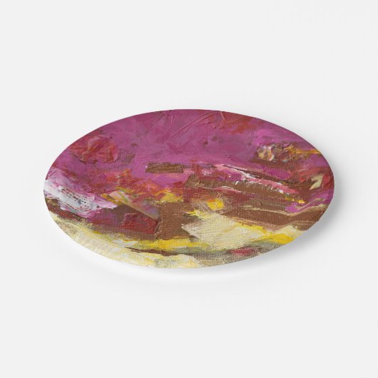 Ik loop er doorheen papieren bordje (Gekanteld)