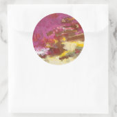 Ik loop er doorheen ronde sticker (Tas)