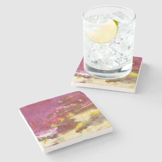 Ik loop er doorheen stenen onderzetter (Zijkant)