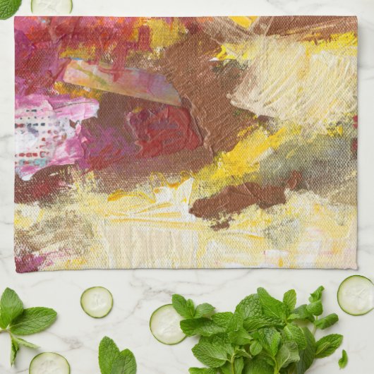 Ik loop er doorheen theedoek (Gevouwen)