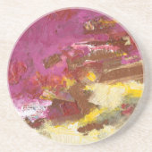 Ik loop er doorheen zandsteen onderzetter (Voorkant)