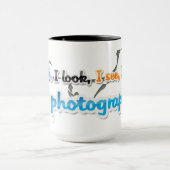 Ik loop, ik kijk, ik stop, ik fotografeer design mok (Midden)