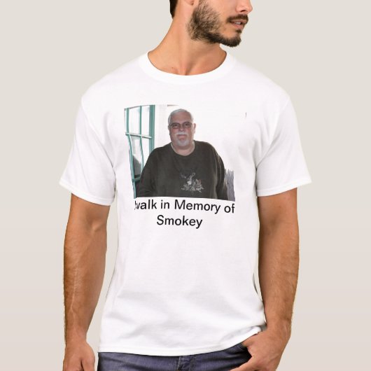 Ik loop in Memory of Smokey T-shirt (Voorkant)