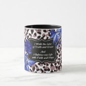 Ik loop langs de Mok van de lineroze Floral (Midden)