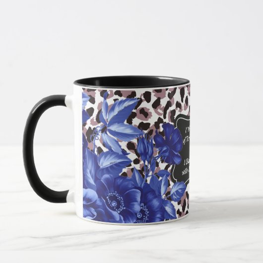 Ik loop langs de Mok van de lineroze Floral (Links)