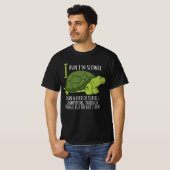 Ik loop langzamer dan een heleboel schildpadden t-shirt (Voorkant volledig)