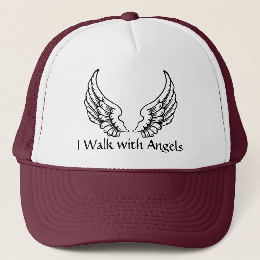 Ik loop met Angels Trucker Style Pet (Voorkant)