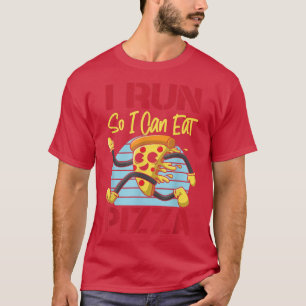 Ik loop met een halve marathon Pizza, dus ik kan T-shirt