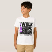 Ik loop naar Alzheimer's Disease Awareness T-shirt (Voorkant volledig)
