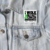 Ik loop naar het bewustzijn van de galblaaskanker vierkante button 5,1 cm (In situ)