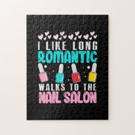 Ik loop naar het salon. legpuzzel