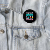 Ik loop naar het salon. ronde button 5,7 cm (In situ)