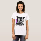 Ik loop naar Lupus Bewustheid T-shirt (Voorkant volledig)