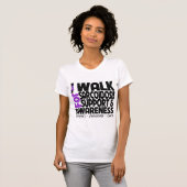 Ik loop naar Sarcoïdose Bewustheid T-shirt (Voorkant volledig)