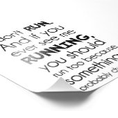 Ik loop niet. Er is waarschijnlijk iets dat me ach Foto Afdruk (Hoek)