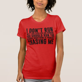 Ik loop niet grappig lopen T-shirt