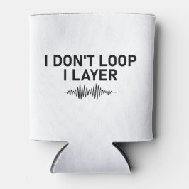 Ik loop niet in laagje minimale muziek blikjeskoeler
