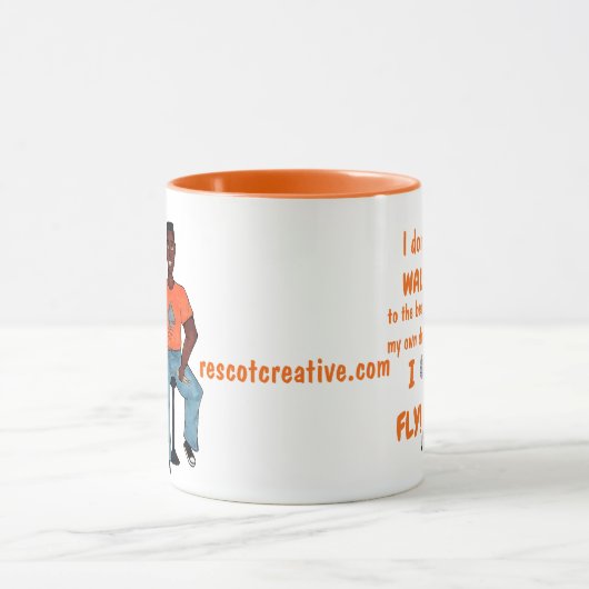 Ik loop niet naar de slag van mijn eigen trommel.  mok (Midden)