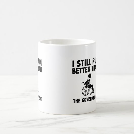 Ik loop nog steeds beter dan het grappige geschenk koffiemok (Center)