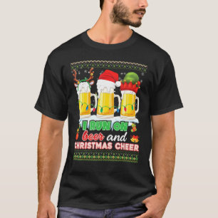 Ik loop op bier en kerstmis, lomp Sweater Mer T-shirt