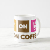 Ik loop op Coffee Dunkin Donuts Parody Mok (Voorkant rechts)