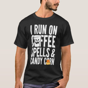 Ik loop op de koffie van de cellen en de snoepjes t-shirt
