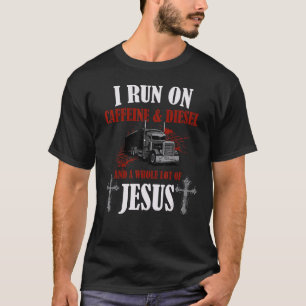 Ik loop op Diesel Caffeine en Jesus Christelijk Tr T-shirt