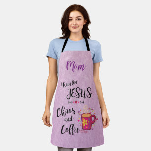 Ik loop op Jezus, Chaos en Koffee Apron. Schort
