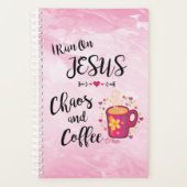 Ik loop op Jezus, Chaos en Koffee Planner (Voorkant)