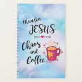 Ik loop op Jezus, Chaos en Koffee Planner (Voorkant)