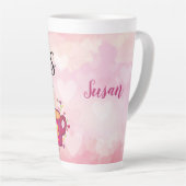 Ik loop op Jezus, Chaos en koffie Latte Mok (Rechterhoek)