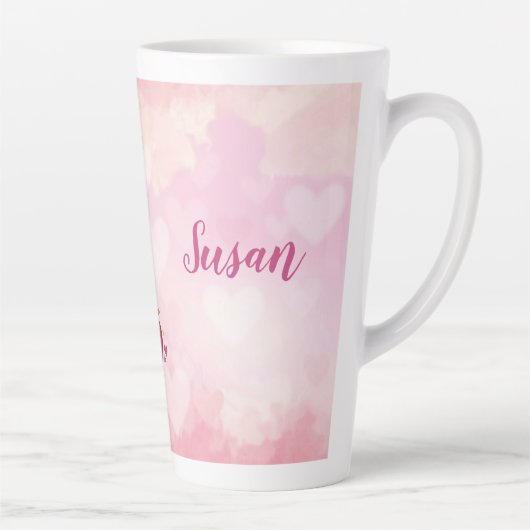 Ik loop op Jezus, Chaos en koffie Latte Mok (Rechts)