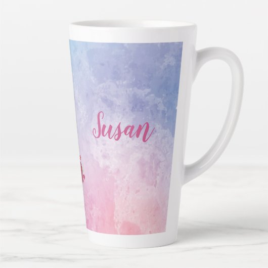 Ik loop op Jezus, Chaos en koffie Latte Mok (Rechts)