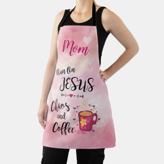 Ik loop op Jezus, Chaos en koffie Schort. Schort (Insitu)