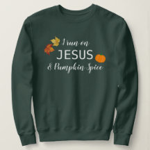 Ik loop op Jezus en Pumpkin Spice T-shirt