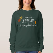 Ik loop op Jezus en Pumpkin Spice T-shirt (Voorkant)
