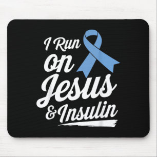 Ik Loop Op Jezus Insuline Diabetes Gebed Geloof Muismat