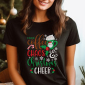 Ik loop op Koffee Chaos en Kerstmis. T-shirt
