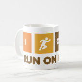 Ik Loop Op Koffie Dunkin Donuts Parodie Mok (Voorkant links)