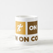 Ik Loop Op Koffie Dunkin Donuts Parodie Mok (Center)