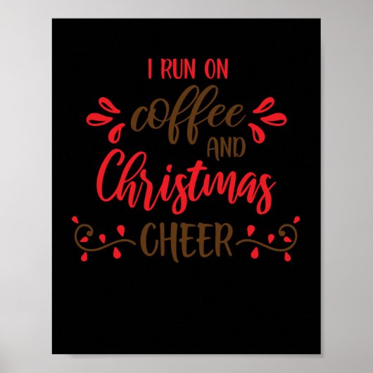 Ik loop op koffie en kerst. poster (Voorkant)
