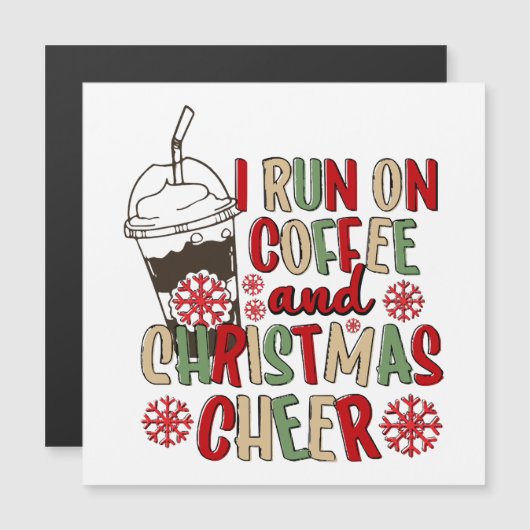 Ik loop op koffie en kerstmis. (Voorkant / Achterkant)