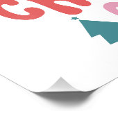 Ik loop op Koffie en Kerstmis. Foto Afdruk (Hoek)