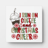 Ik loop op koffie en kerstmis. fotoplaat (Voorkant)