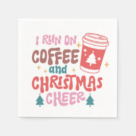 Ik loop op koffie en kerstmis. servet