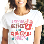 Ik loop op koffie en kerstmis. Tri-Blend shirt
