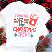 Ik loop op koffie en kerstmis. Tri-Blend shirt