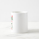 Ik loop op koffie en Kerstmis vrolijkheid Funny Du Koffiemok (Center)