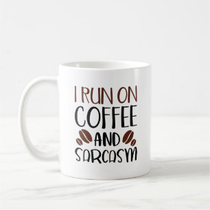 Ik loop op koffie en Sarcasm Koffiemok